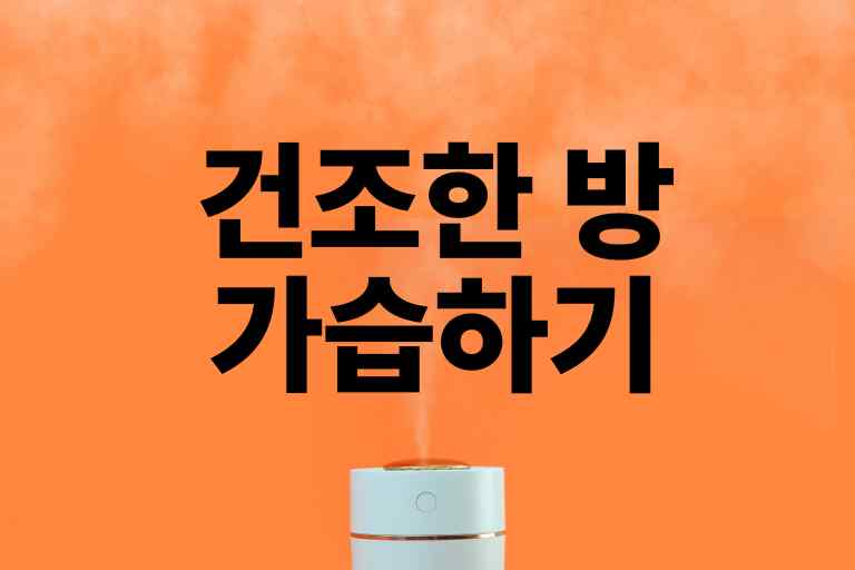 가습기 없이 건조한 방 가습하는법 11가지