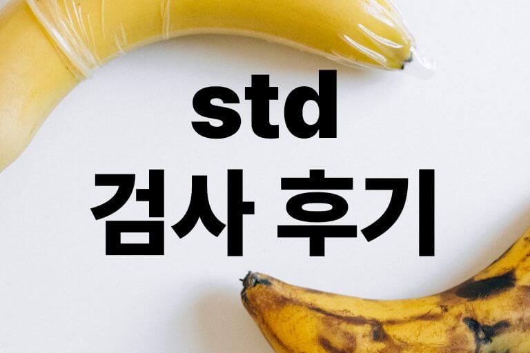 남자 std 12종 검사 후기