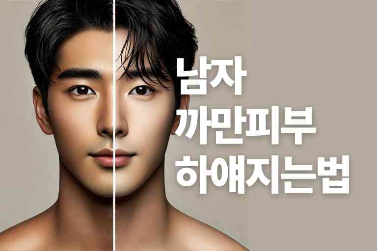 남자 까만피부 하얘 지는 법