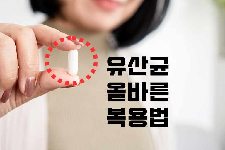 유산균 올바른 복용법